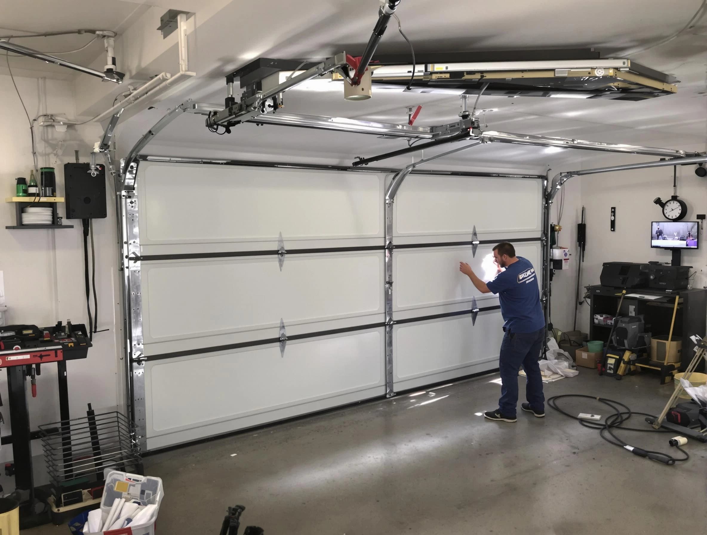 Professional garage door repair service by Woodstock Garage Door Repair in Woodstock