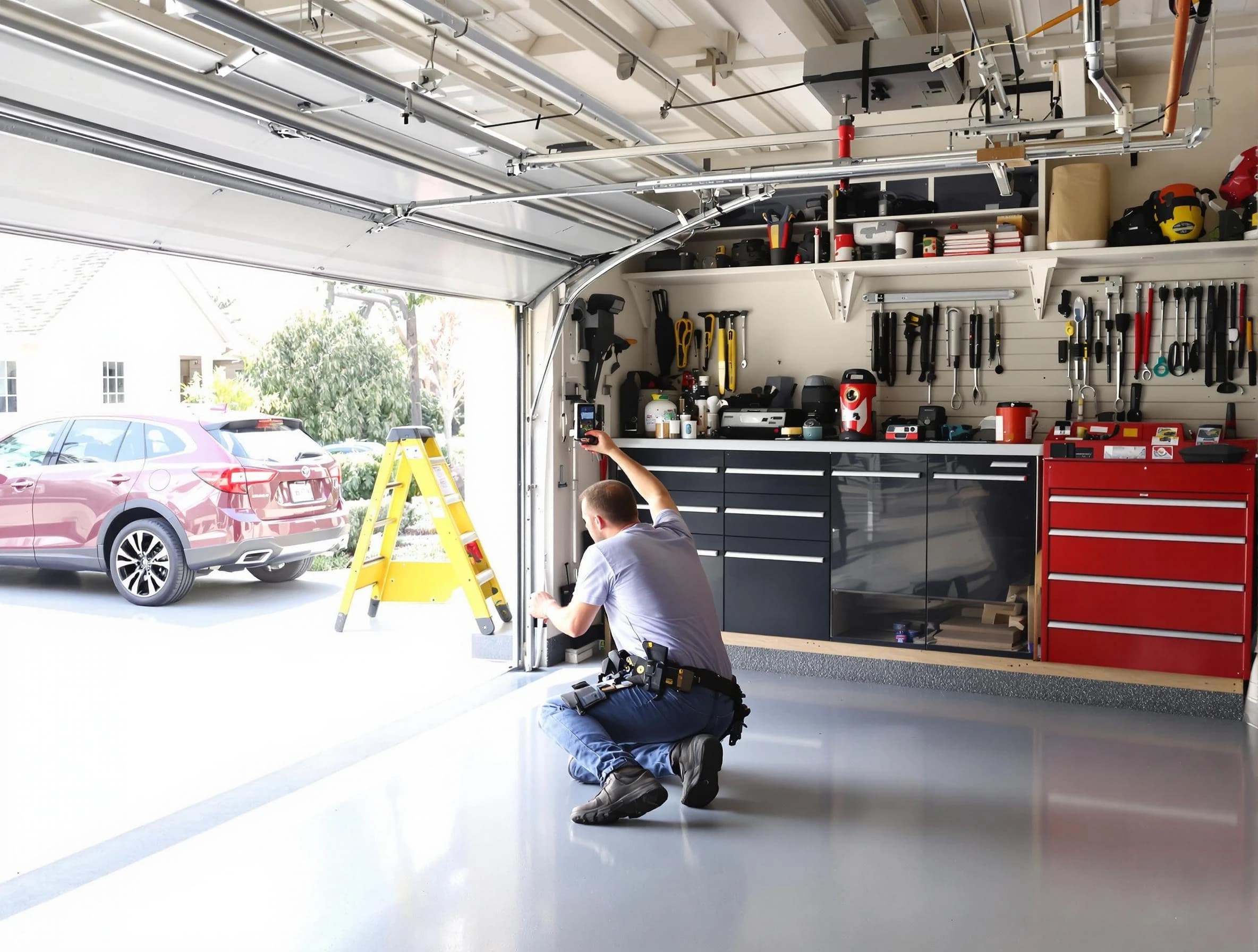 Local garage door repair service by Woodstock Garage Door Repair in Woodstock