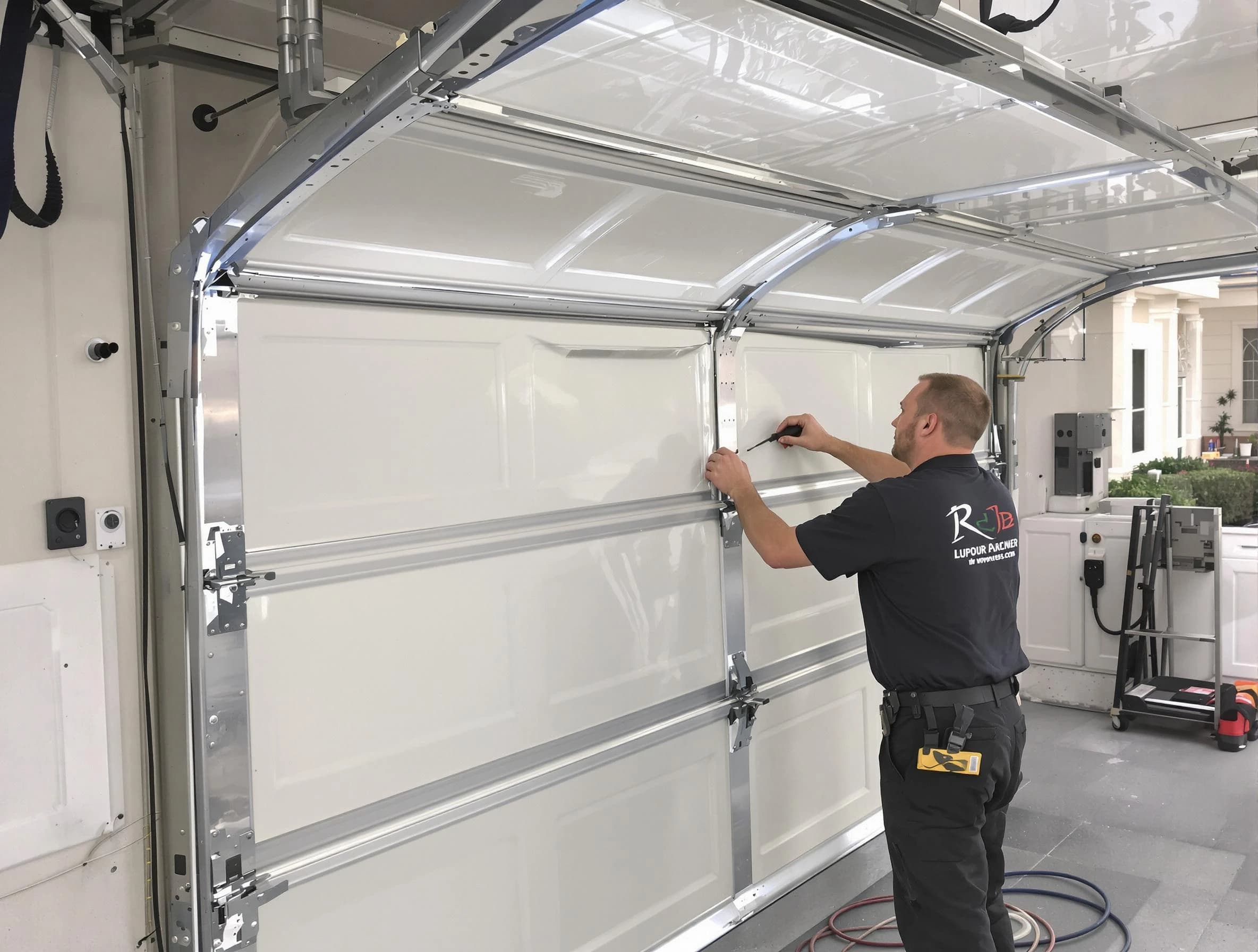 Woodstock Garage Door Repair professional performing panel repair in Woodstock