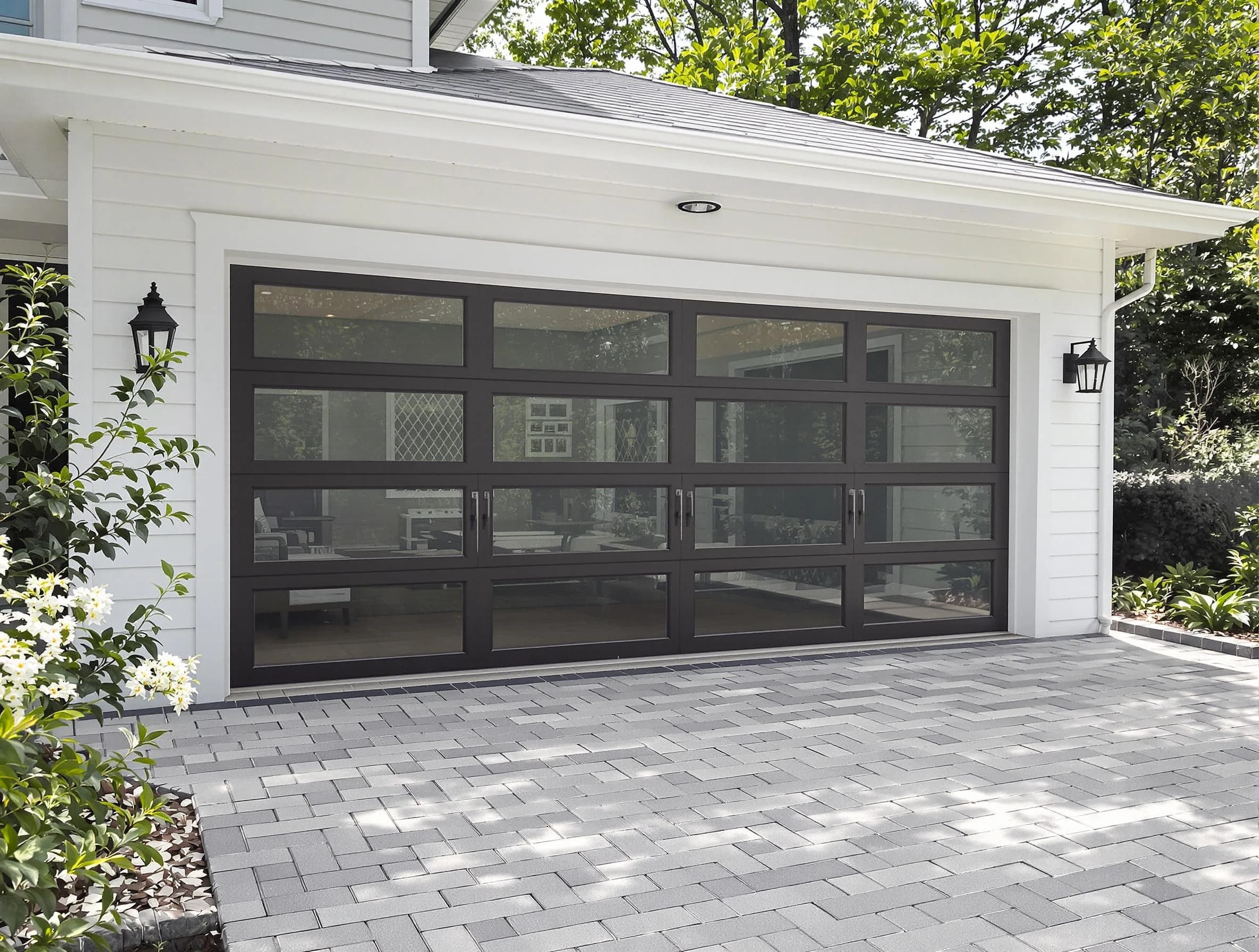 Woodstock Garage Door Repair design specialist presenting custom garage door options to Woodstock homeowner