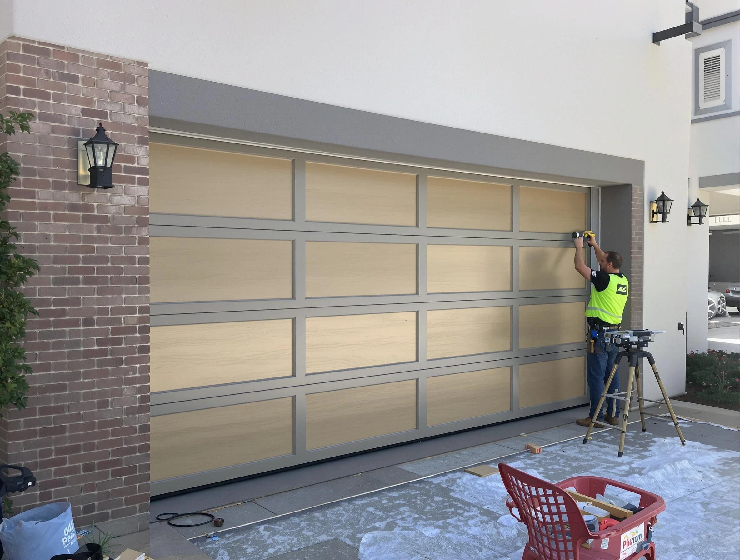 Garage door replacement service by Woodstock Garage Door Repair in Woodstock