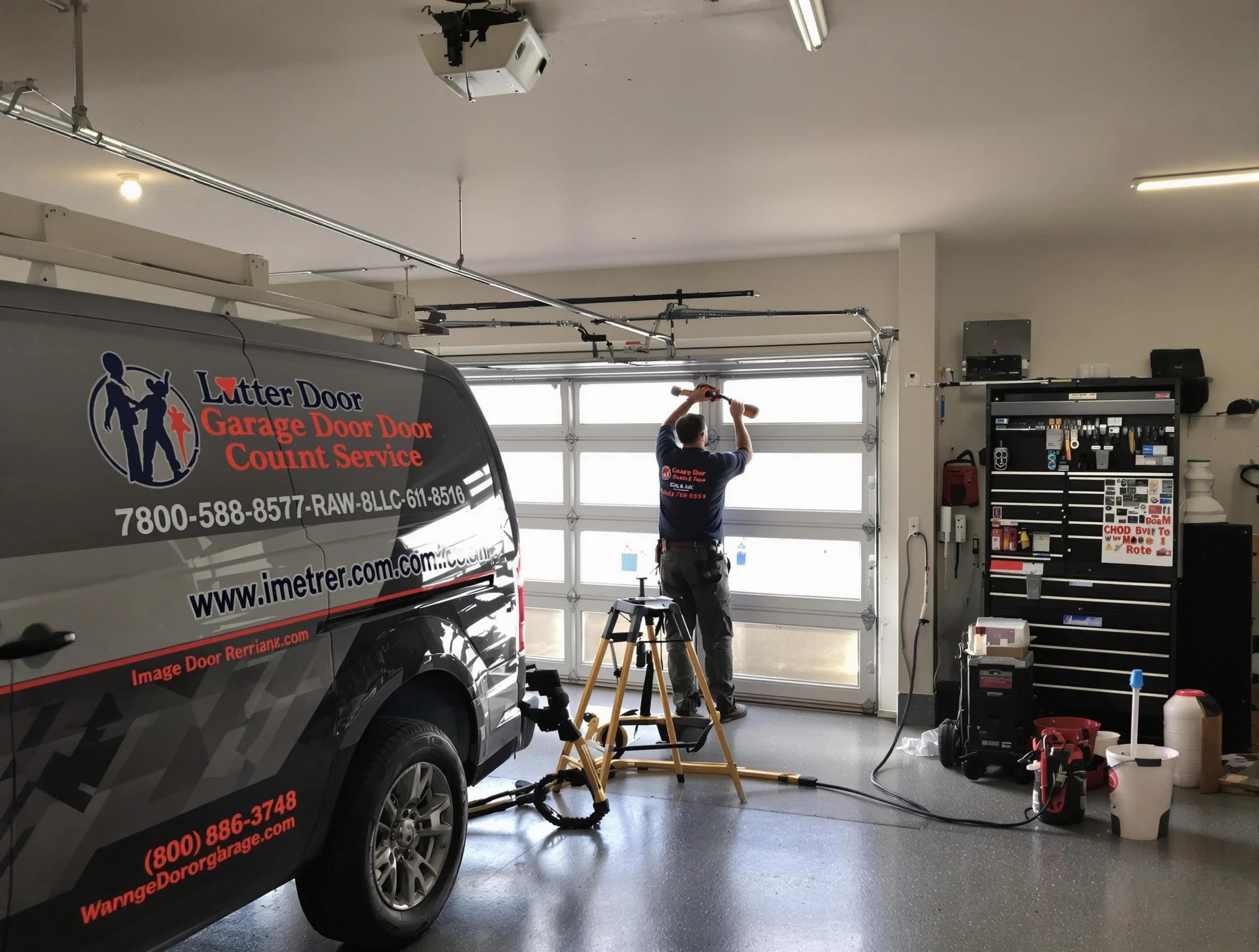 Woodstock Garage Door Repair rapid response team performing same-day repair in Woodstock