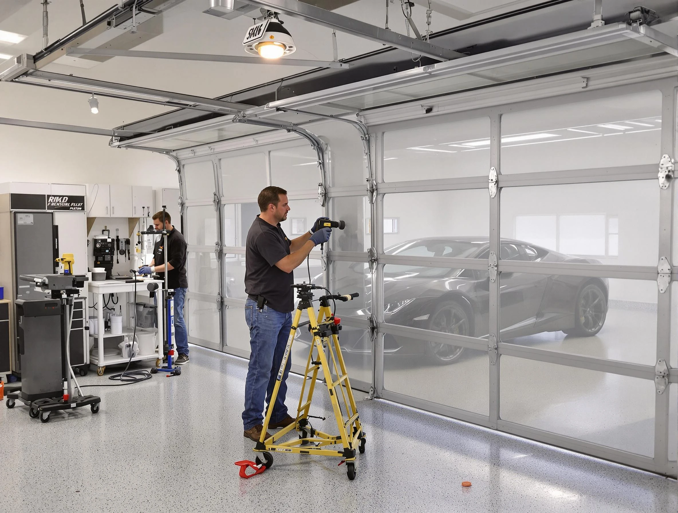 Garage Door Dents Repair in Woodstock