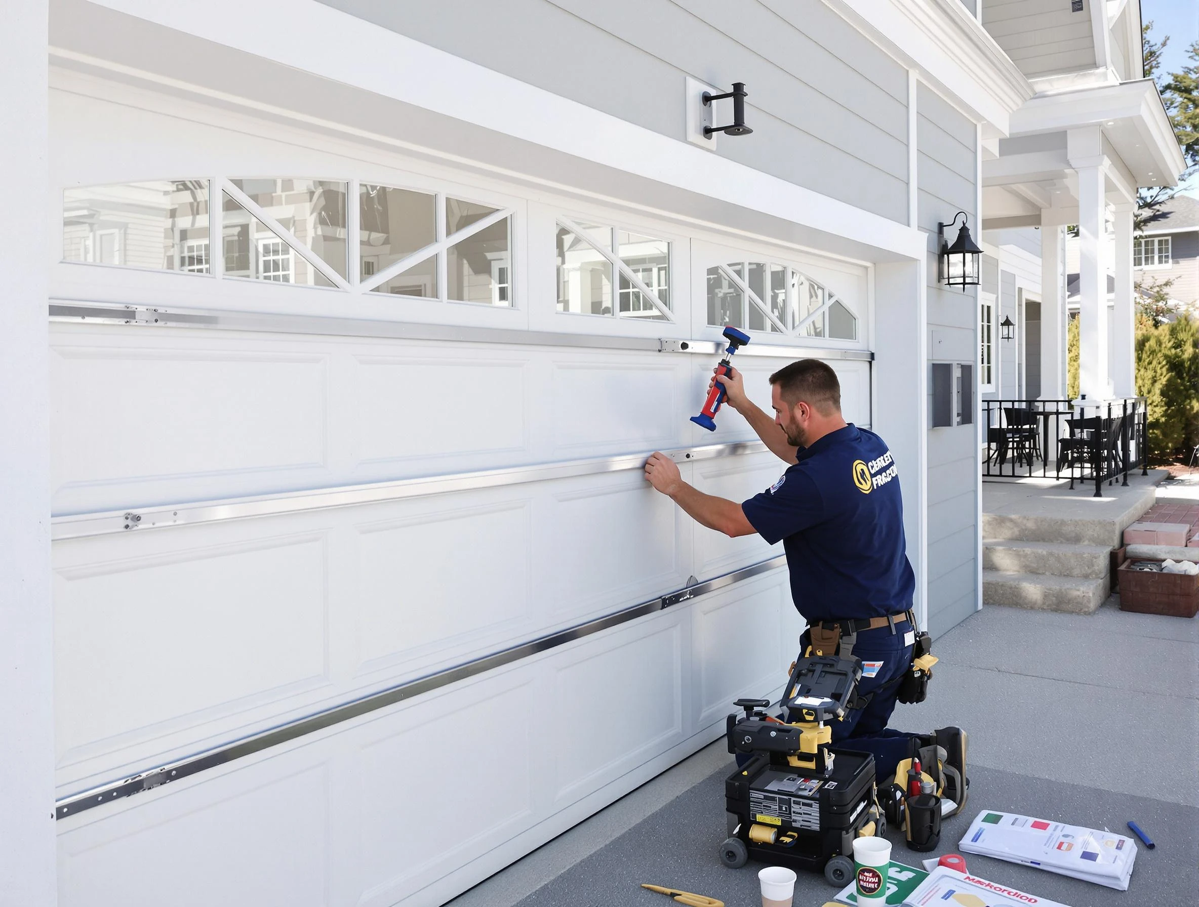 Professional garage door installation by Woodstock Garage Door Repair in Woodstock