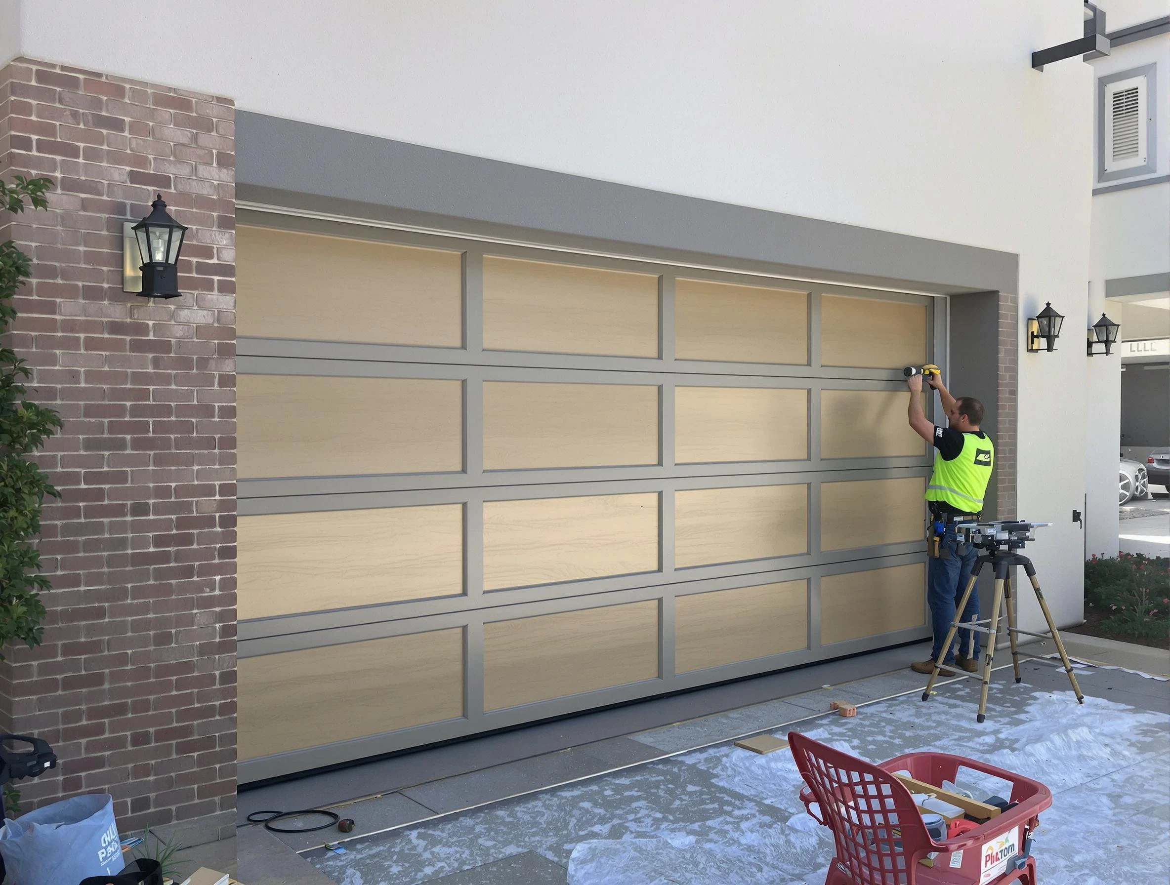 Garage door replacement service by Woodstock Garage Door Repair in Woodstock