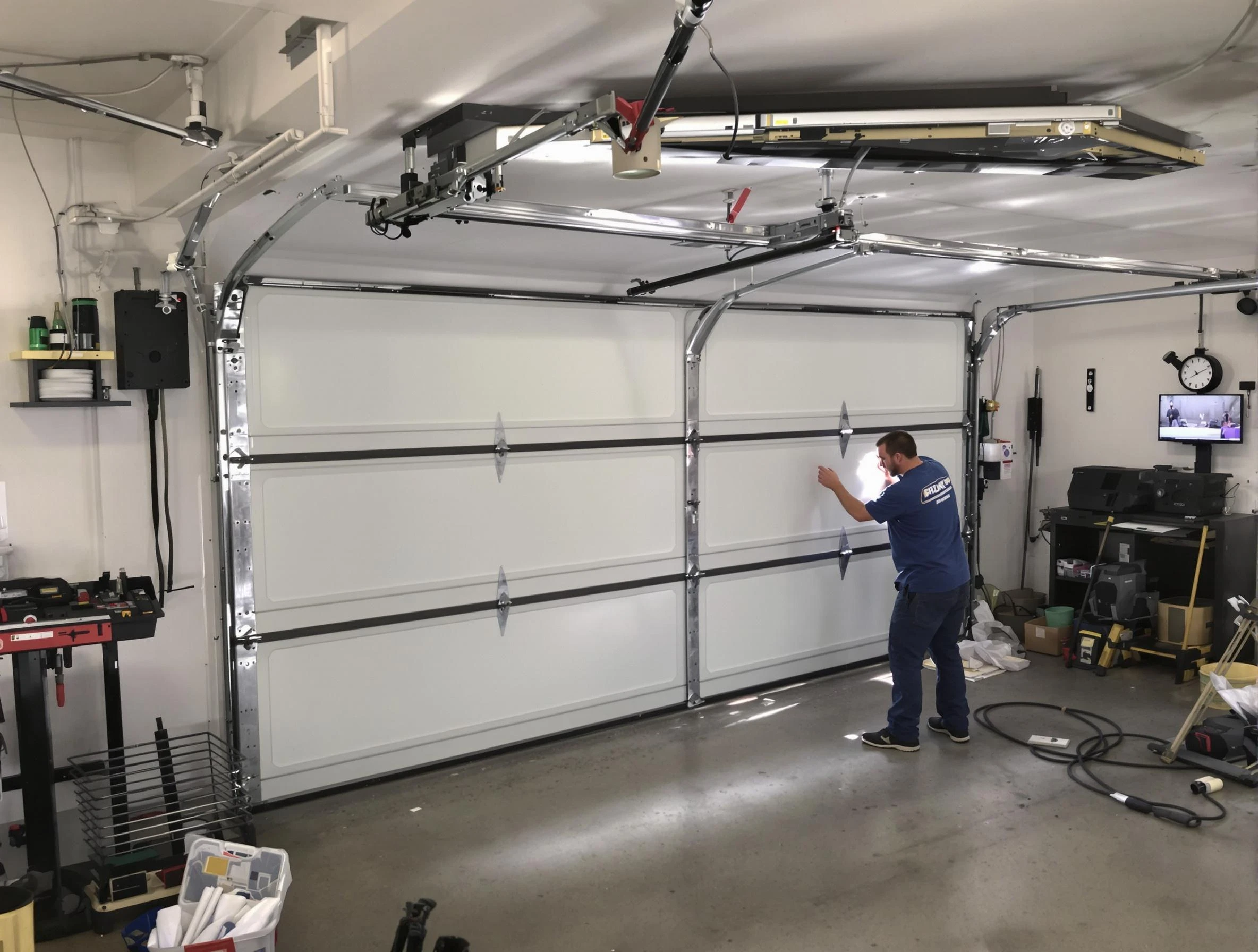 Professional garage door repair service by Woodstock Garage Door Repair in Woodstock