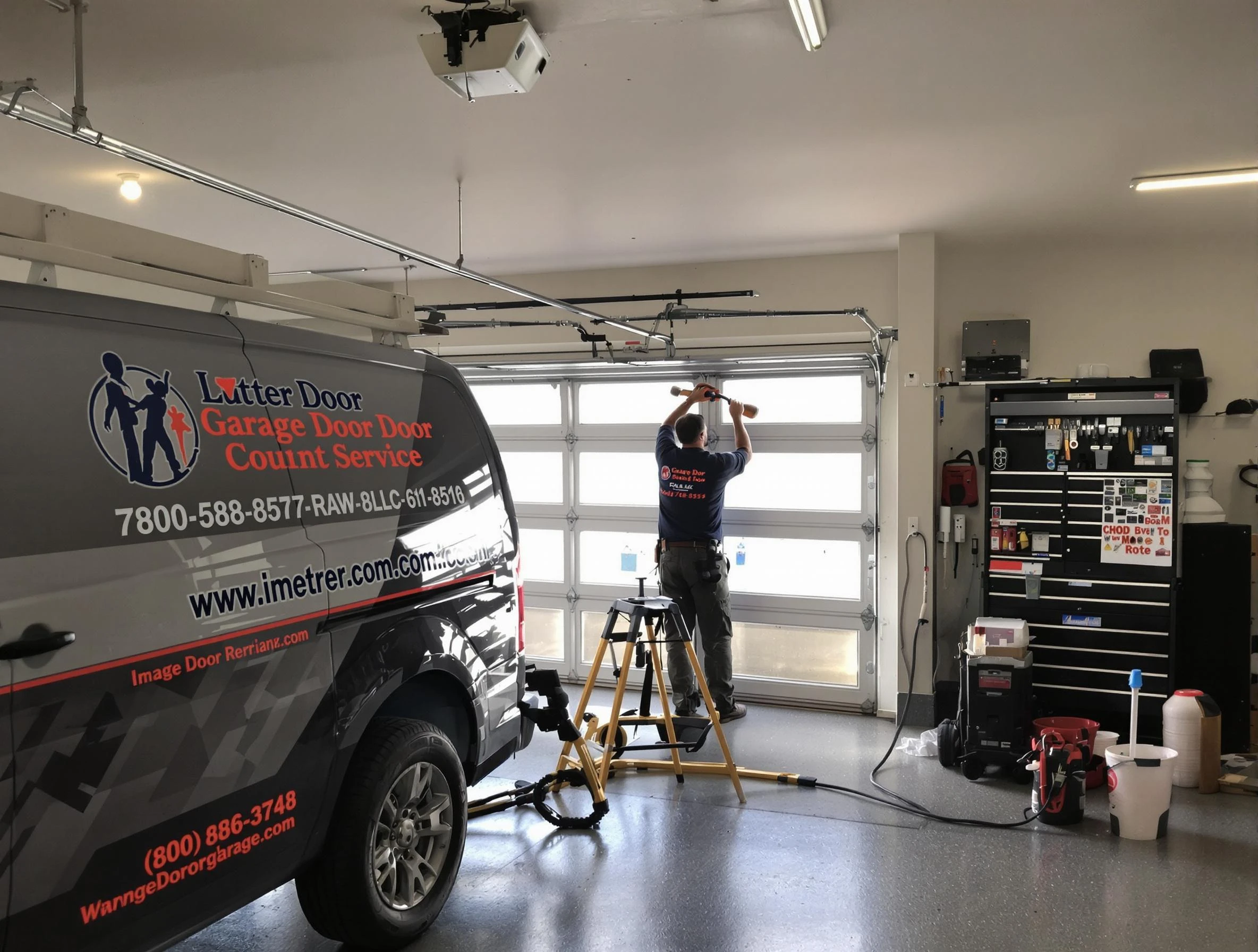 Woodstock Garage Door Repair rapid response team performing same-day repair in Woodstock